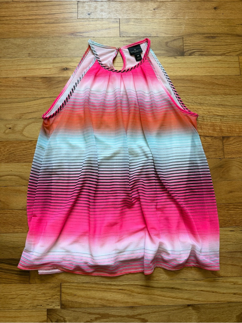Worthington Women’s Pink Ombre Halter Camisole